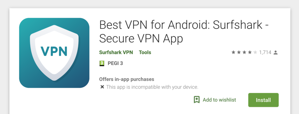 vpn for android surfshark