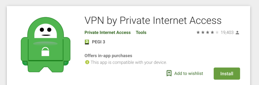 vpn for android pia