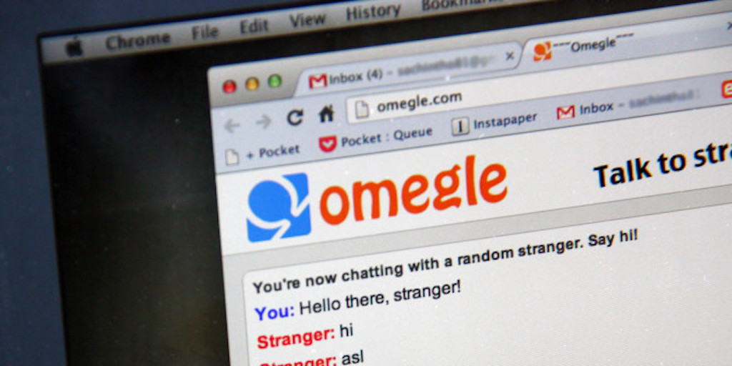 Screenshot of Omegle